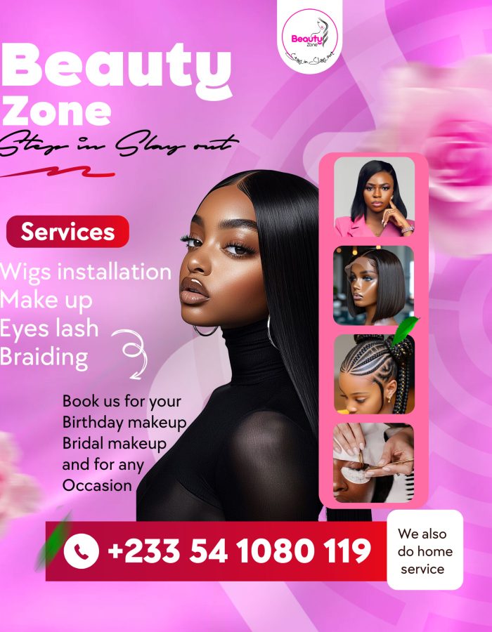 beauty zone flyer